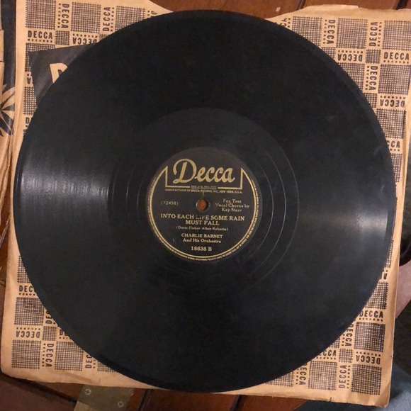 Charlie Barnet You Always Hurt The One You Love 78 RPM Vinyl or Shellac Lp '44 - Picture 3 of 6